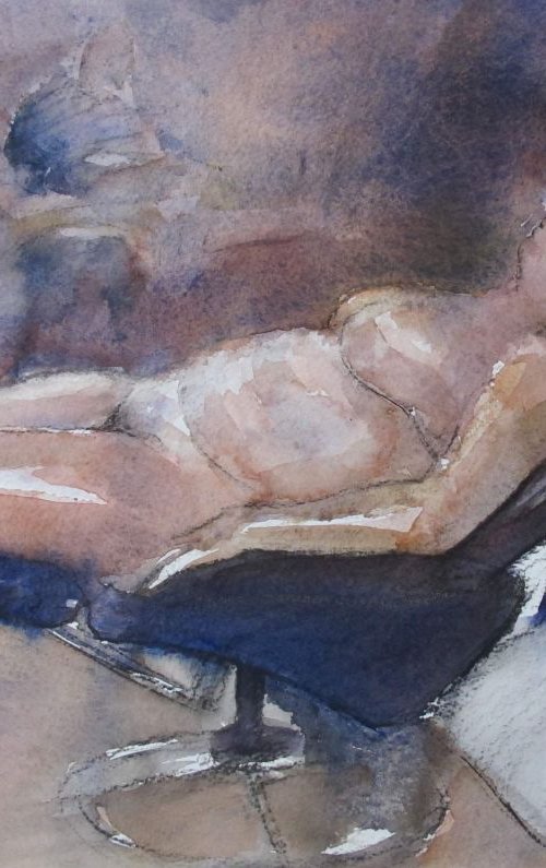 reclining female nude by Rory O’Neill