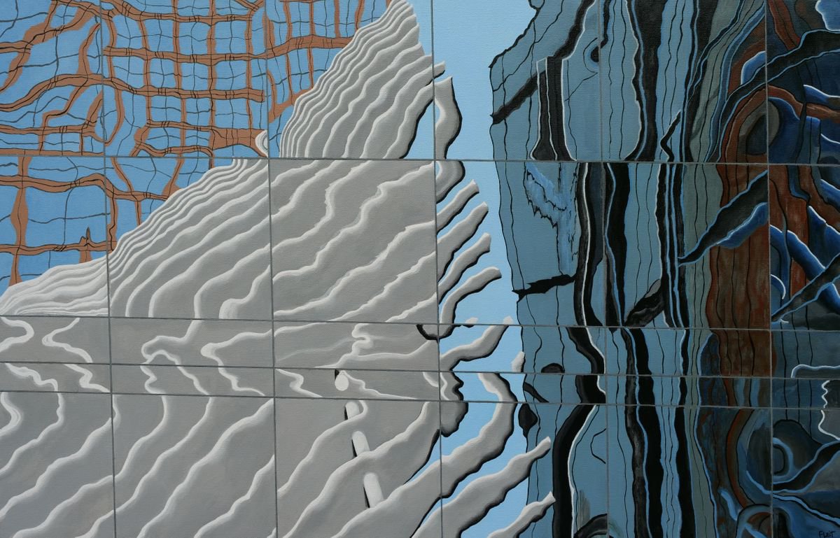 World Trade Center Reflection By Steven Fleit, 36 X 24, Artwork For Sale On Artfinder