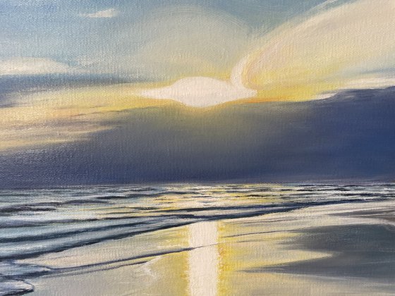 Golden Silence - Ocean sunset
