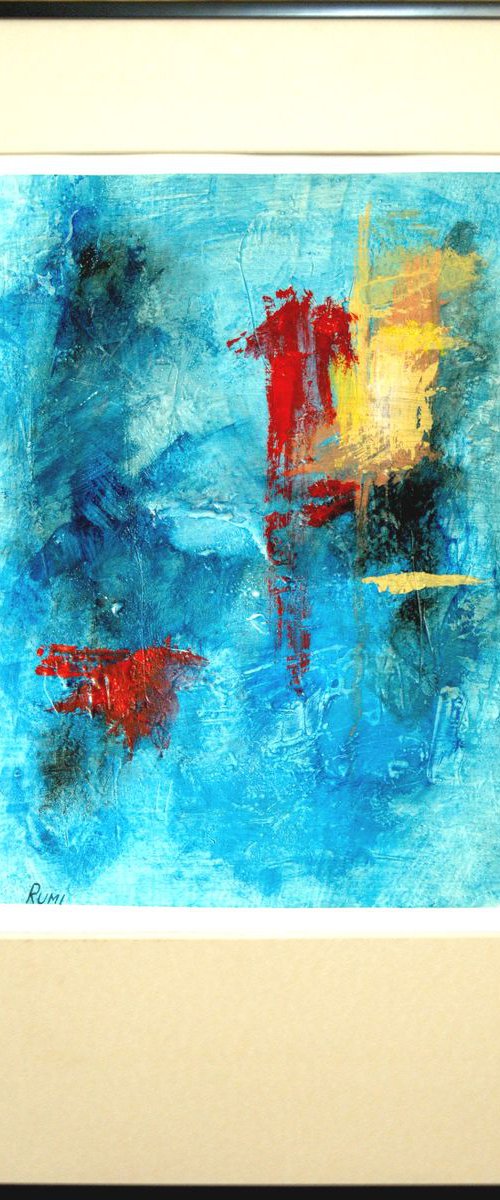 Abstract Variations # 43. Matted and framed. by Rumen Spasov