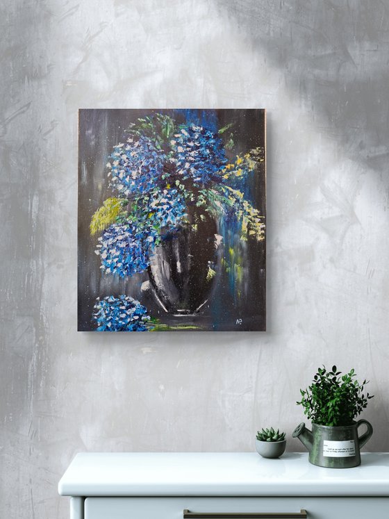 Midnight Hydrangeas