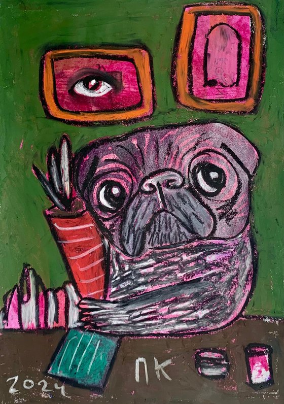 Saint pug #9