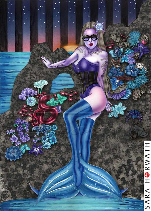 Mermaid from Palinuro by Sara Horwath
