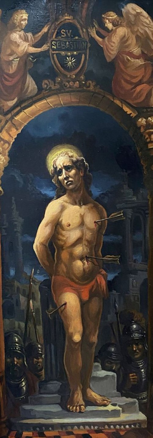 Saint Sebastian by Oleg and Alexander Litvinov