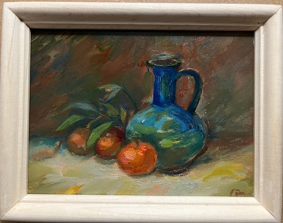 Clementines Tangerines still life oil painting