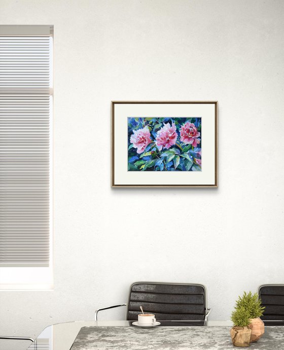 Twilight Peonies