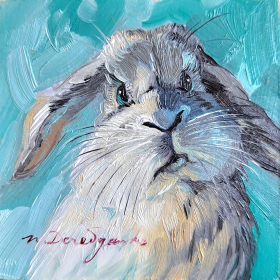 Rabbit painting