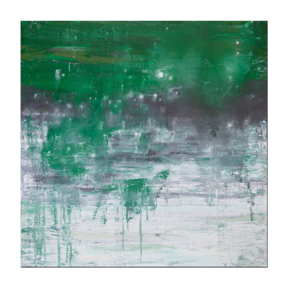 Abstract Acrylic Painting By Hilary Winfield, 30 X 30, Lithosphere 200, Original Artwork