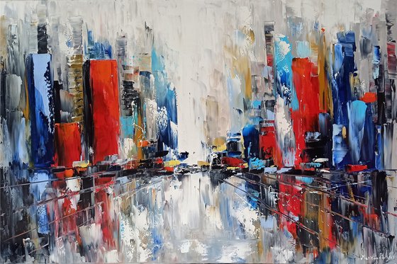 Abstract cityscape