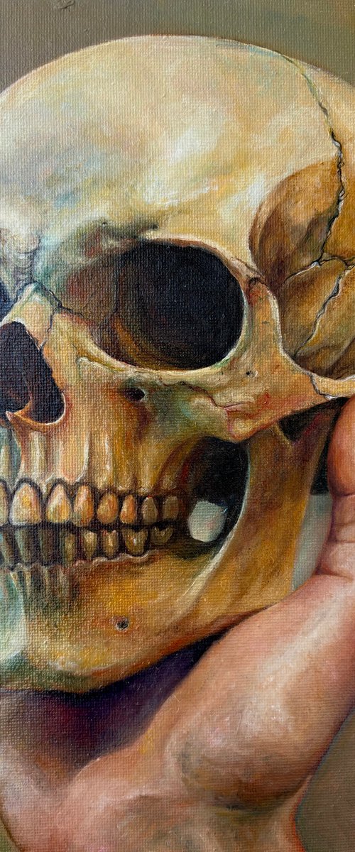The skull by Anastasiya Kostyuk