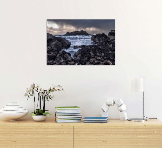 Godrevy over the mussels