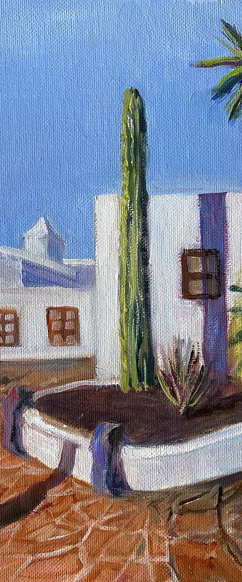 Courtyard in Lanzarote by Arti Chauhan