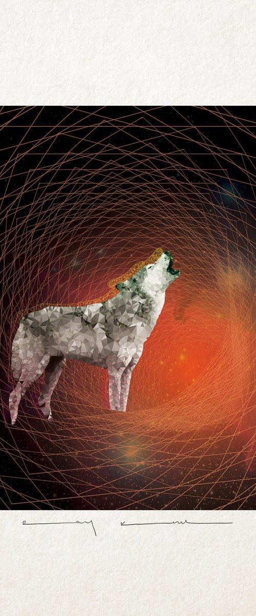 Glitch: Wolf by Raif Kızıl