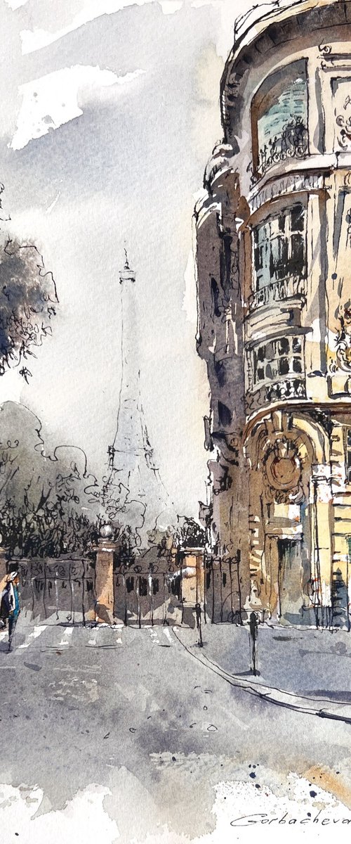 Quiet Paris Light by Eugenia Gorbacheva