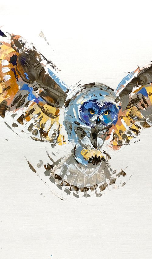 Flying Owl by Anna Cher