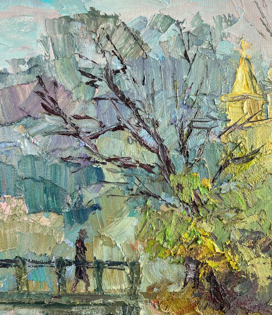 Morning Embroidered with Rays