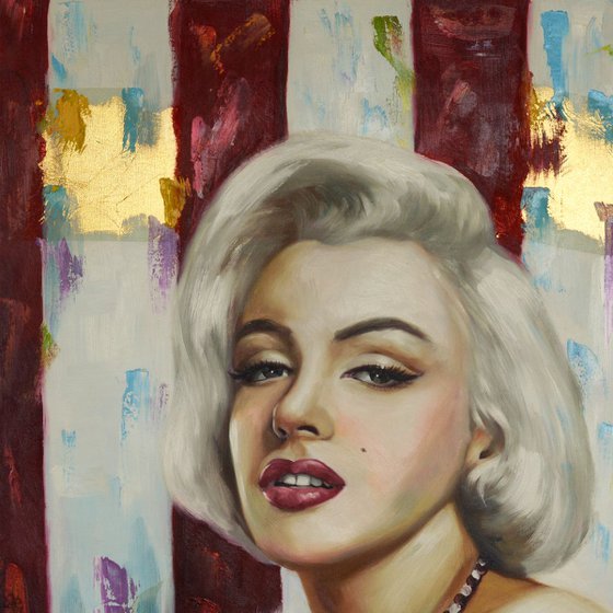 Marilyn Monroe Portrait | Black Edition No.06