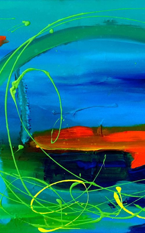 Somewhere Over The Green Rainbow by Emma Sian Pritchard