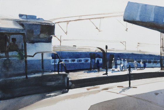 Arrival departure, light shade