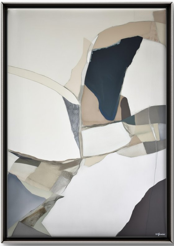 Muted Motion #2 pastel abstraction