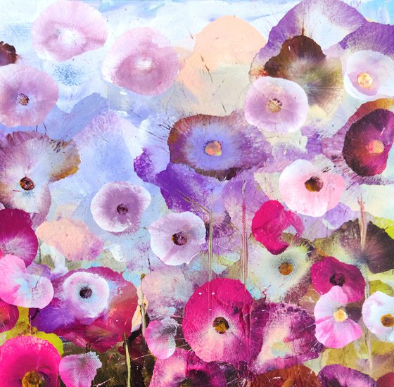 Pink Petal Landscape