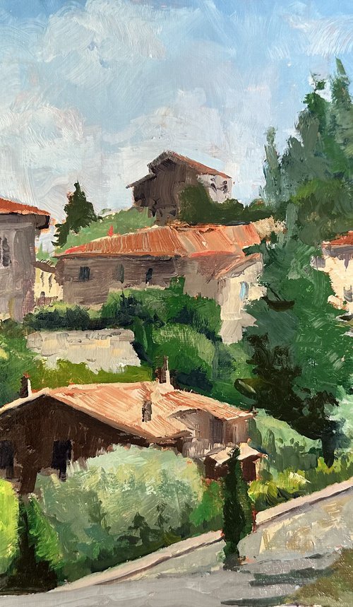 Chianti village by Toni Swiffen