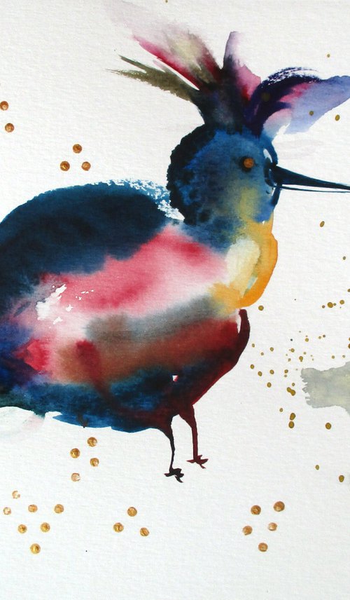 Exotic bird 3 by Valentyna Sokolovska