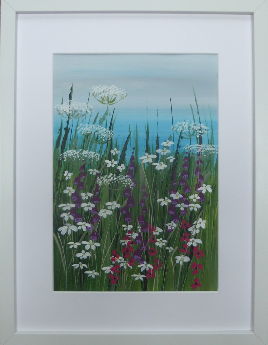 Cornish coast flora by Elaine Allender