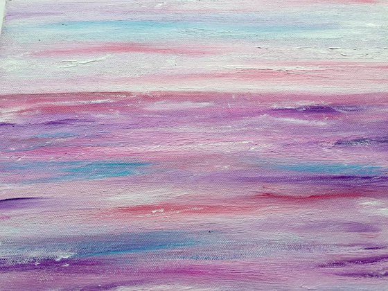 Pink Reflections - Seascape