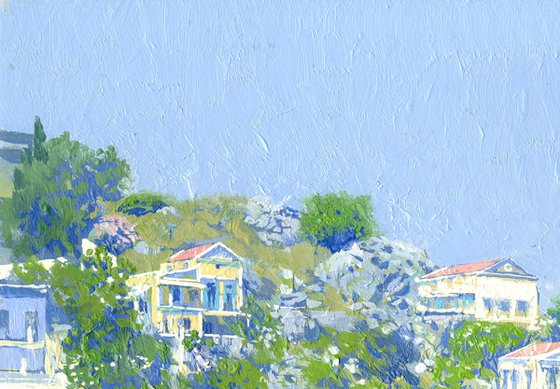 Symi port and harbor