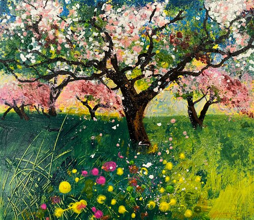 Sunshine in the Orchard by Teresa Tanner
