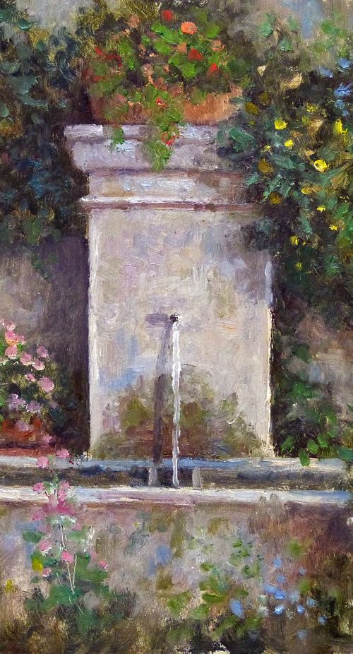 Provencal Fountain by Pascal Giroud