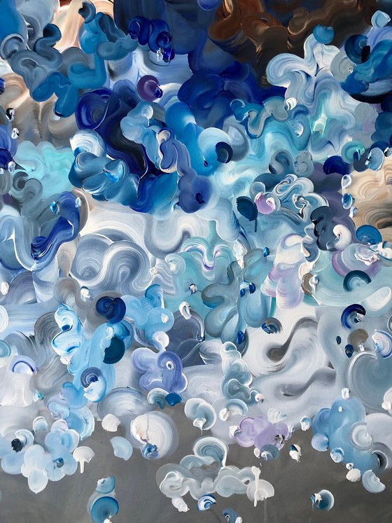 'Oceanum irides II' - 72x48"