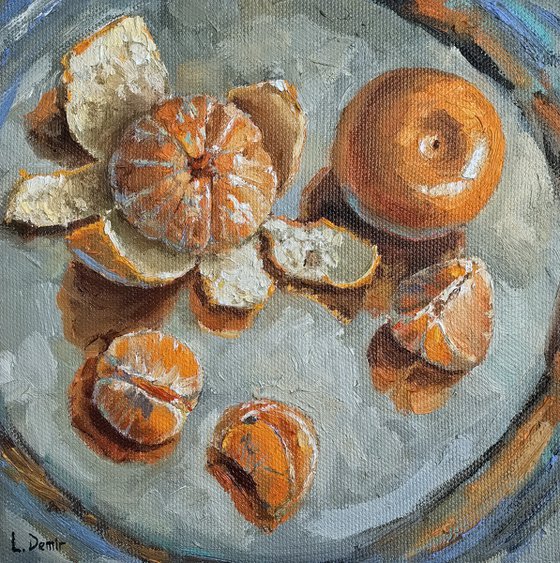 Clementine fruit still life