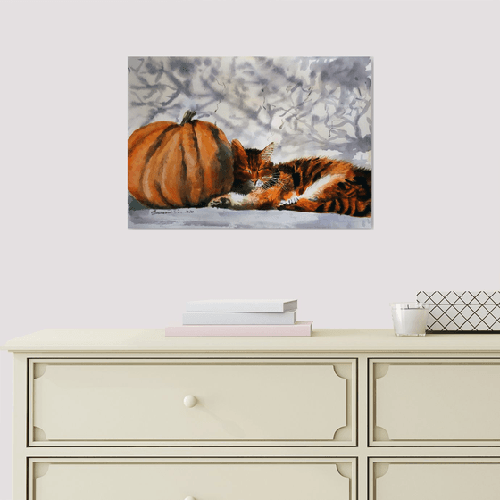 Autumnal Dream... /  ORIGINAL WATERCOLOR PAINTING