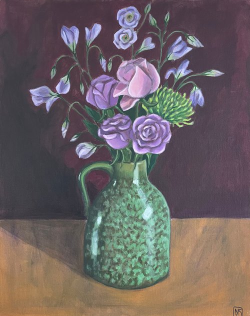 Roses and the Liberty Vase by Nina Shilling