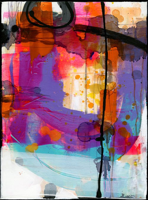 Enjoy Life 12  - Abstract Painting  by Kathy Morton Stanion by Kathy Morton Stanion
