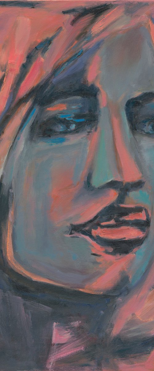 Queer Colorful Face Art — Highness by Anna Miklashevich