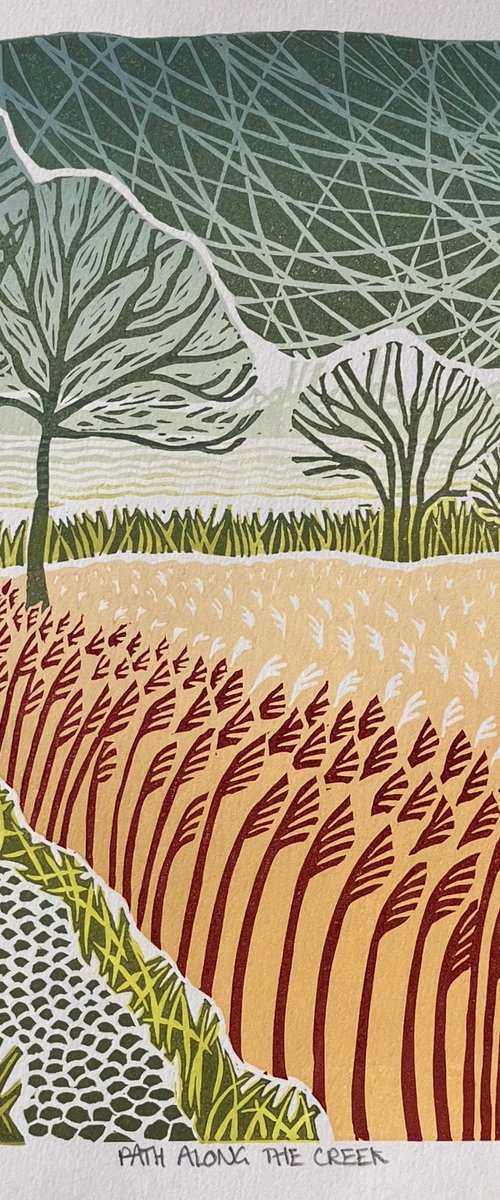 Path along the Creek by Helen Maxfield