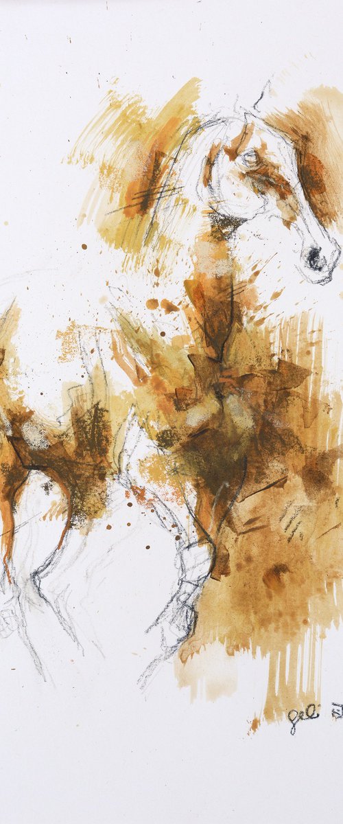 Equine nude 270 by Benedicte Gele