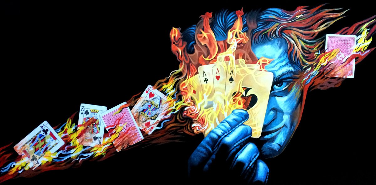 The Card Player by Alexander Titorenkov