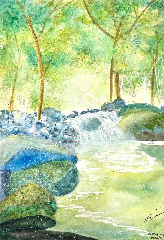 A Little Stream At The End of Summer