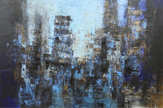 Moody Metropolis  (Large, 120x80cm)