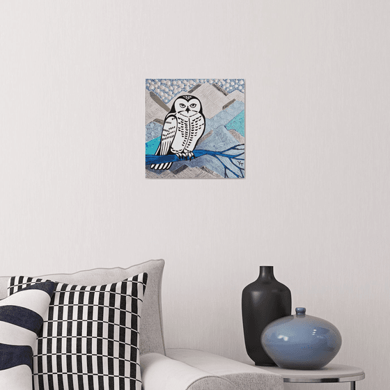 Silver Polar Owl