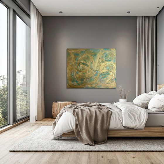 Gold Leaf 100x80x2
