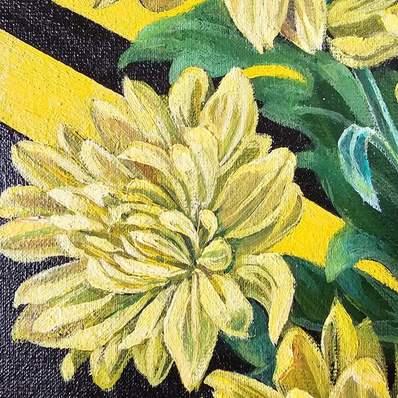 Rainbow Chrysanthemums