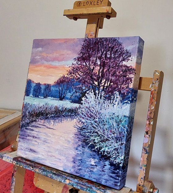 Apricot Dawn, river sunrise