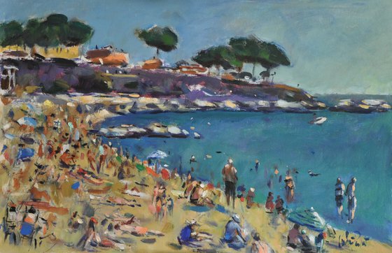 The Beach at Calella.