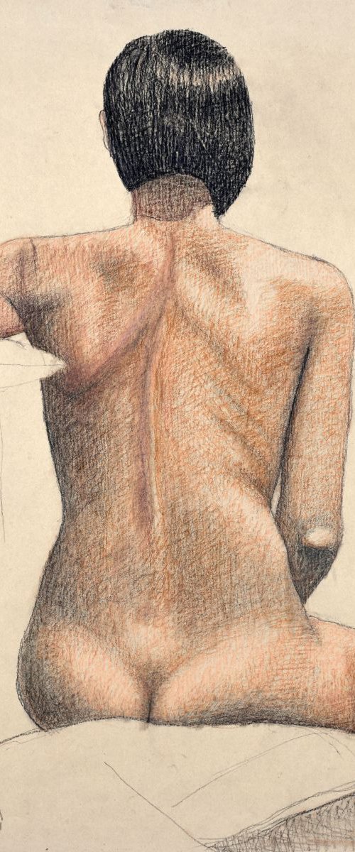 NUDE STUDY, 4 by Andrea Vandoni