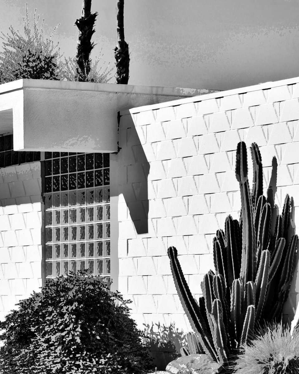 Expressive Cityscapes Photograph By William Dey, 26 X 32", Geometric Desert Modern, Original Artwork